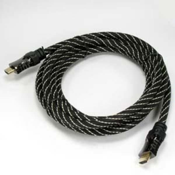 HDMI Cable with Mesh Jacket 3D 1080p 30AWG- 15Ft, Bestlink Netware, Mfr#: 181253